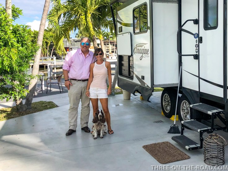Besuch Andre letzter Tag Chokoloskee (letzter Tag RV)